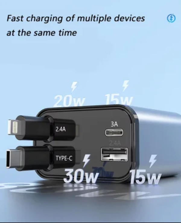 Retractable Charger Type-C and IOS - Image 6